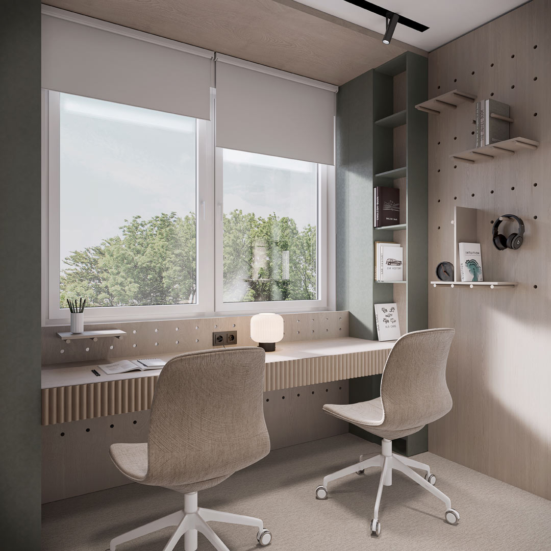 Novi Beograd. Design+Visualisation. Kids office